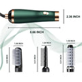 Multifunctional 3-in-1 Hair Dryer Brush with Replaceable Combs